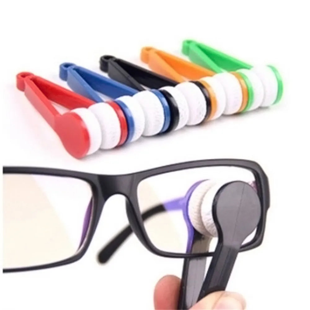 Mini Portable Microfiber Brush For Glasses Eyeglass Spectacles