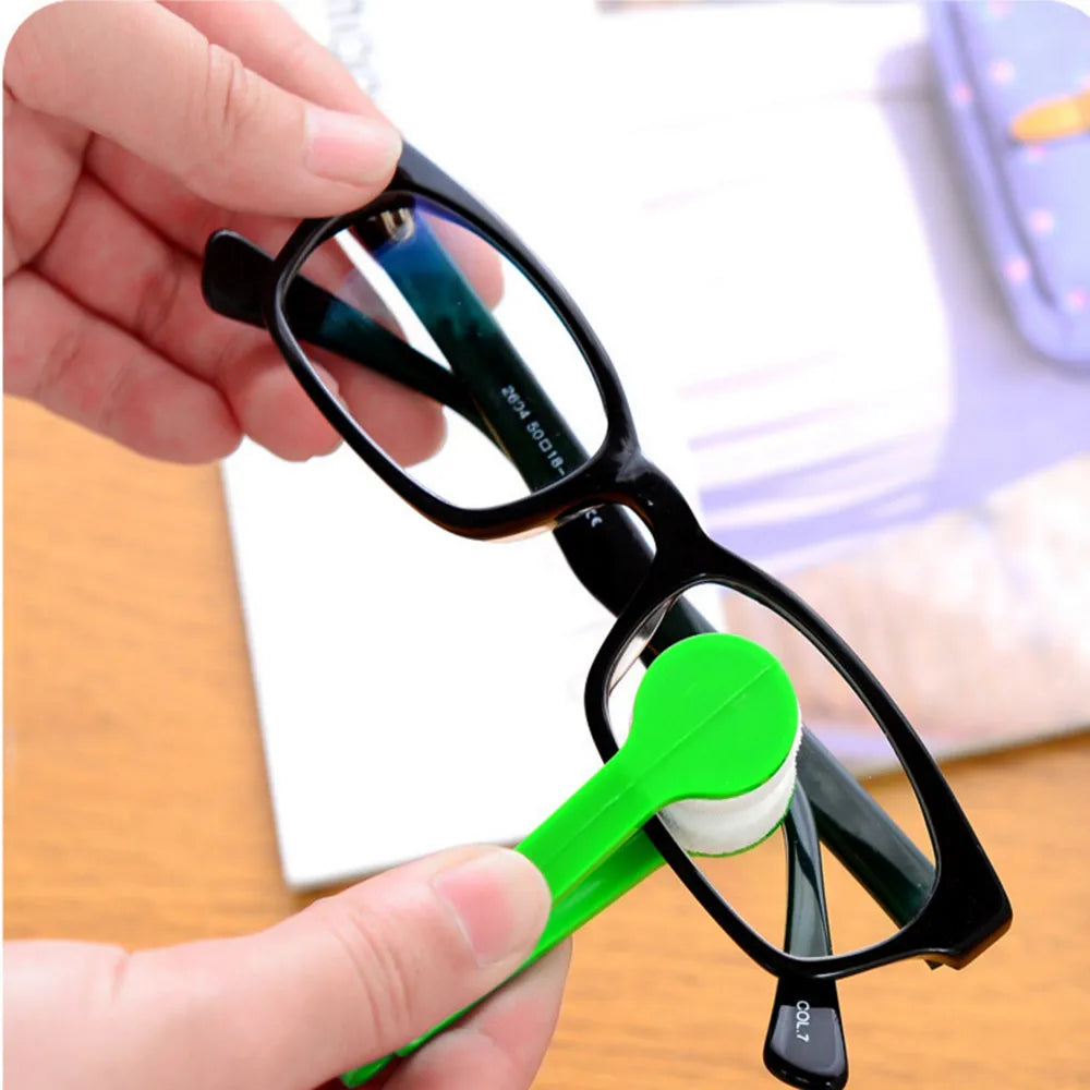 Mini Portable Microfiber Brush For Glasses Eyeglass Spectacles