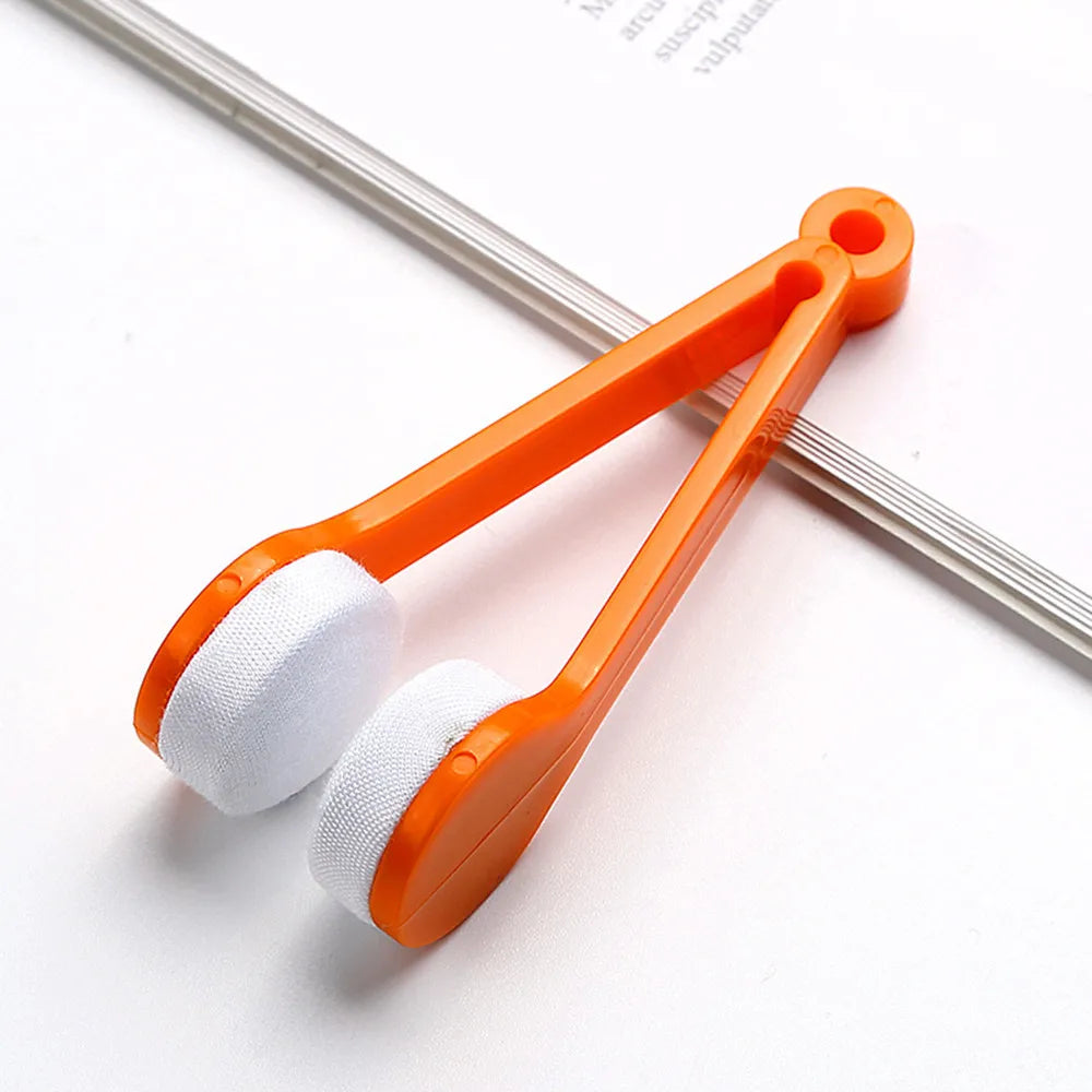 Mini Portable Microfiber Brush For Glasses Eyeglass Spectacles