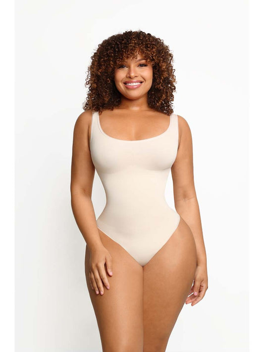 Seamless Bodysuit w/ Scoop Neckline