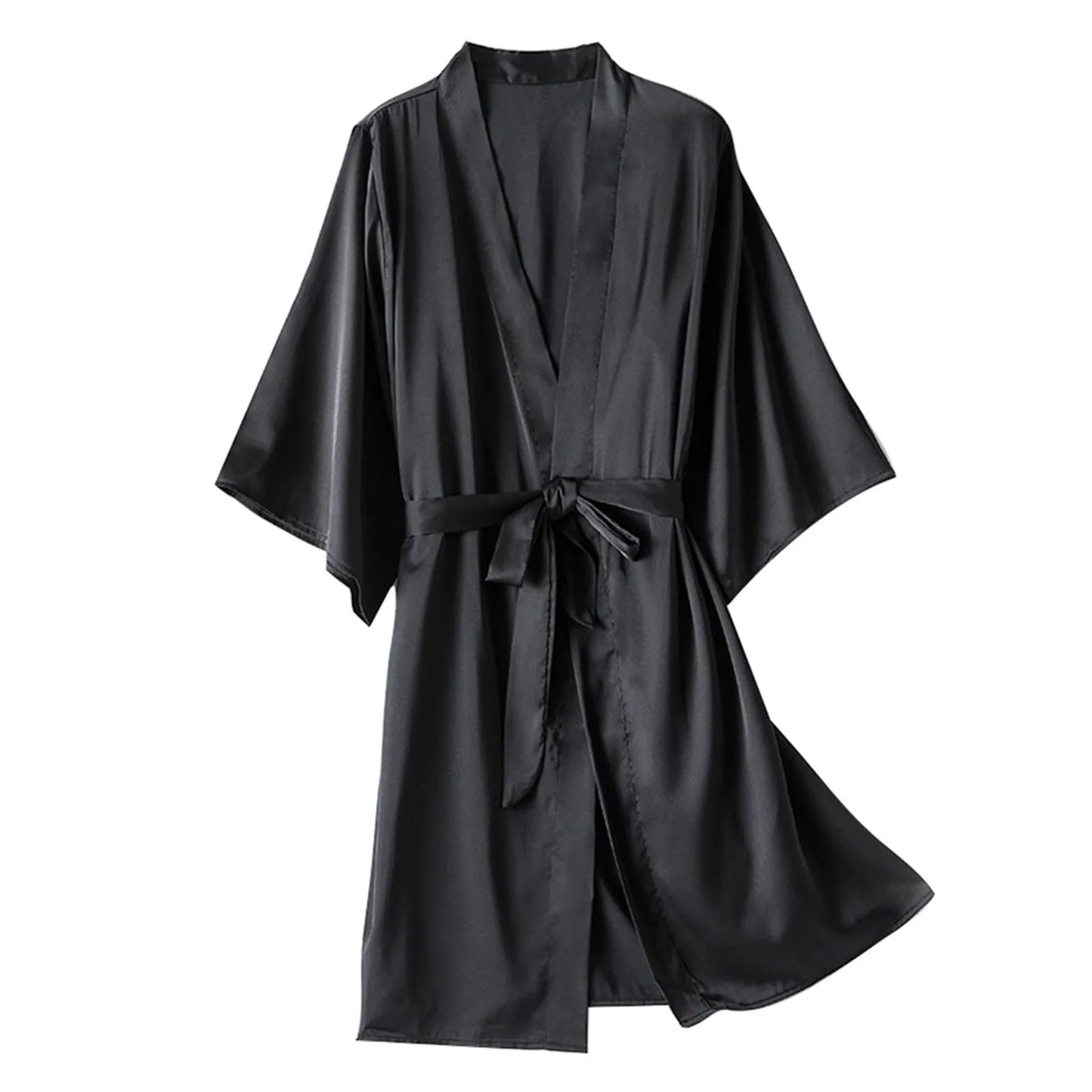 Silk Robe with Tie