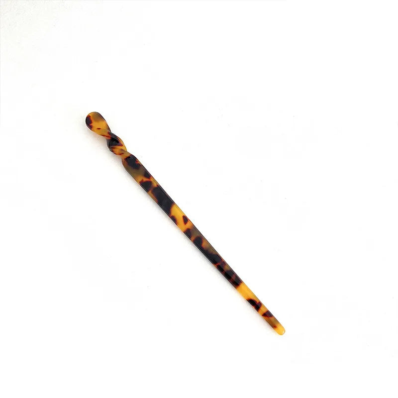 Chinese Style Hair Sticks Vintage Acetate Resin Chopstick Women