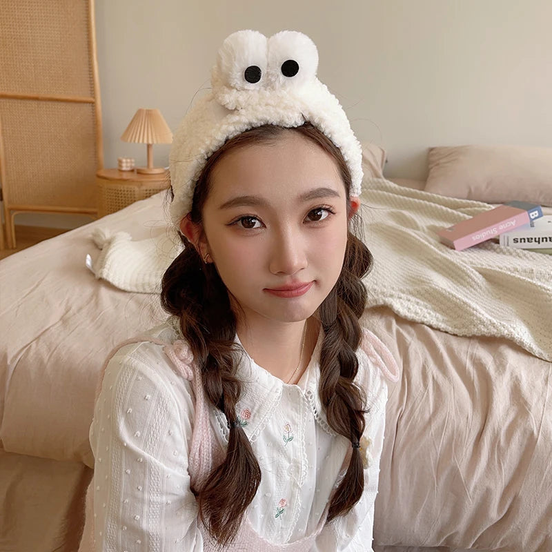 Cute Cartoon Adjustable SPA Facial Headband Bath Makeup Hair Band